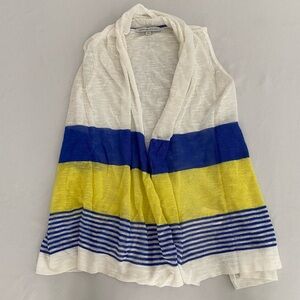 Adrienne Vittadini Women’s Vest XS Sleeveless Cardigan Open Front Flowy